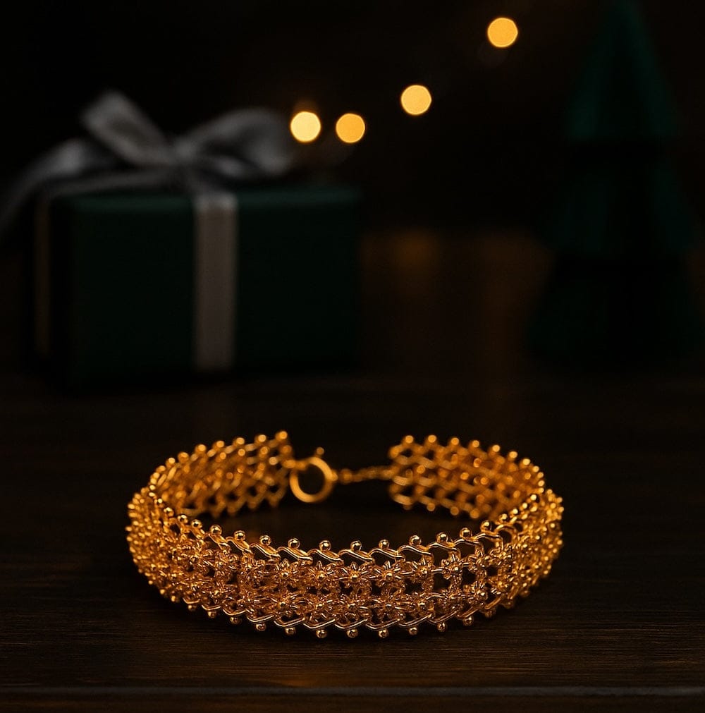 Á Portuguesa I Gold plated Silver Bracelet 0.6 oz