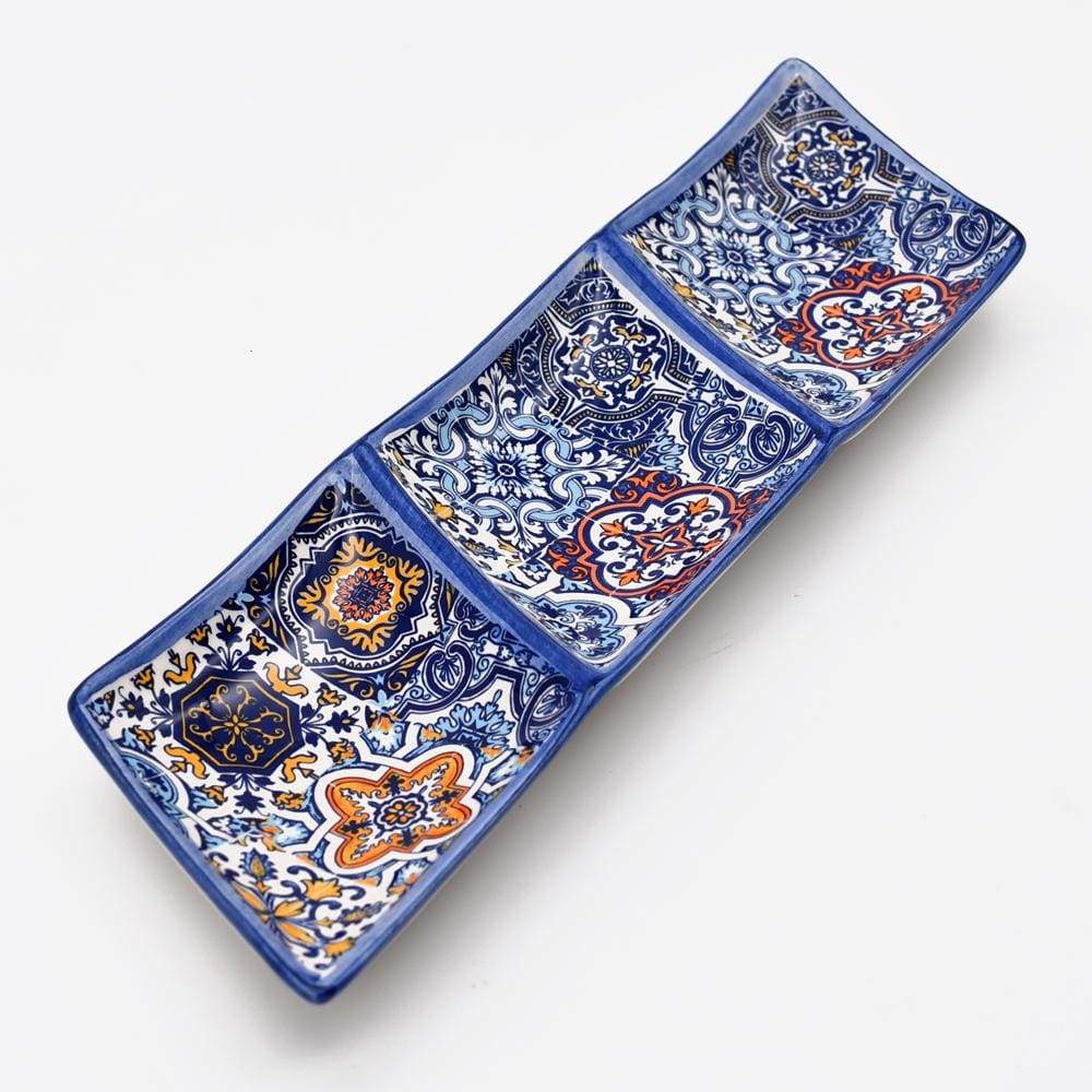 Azulejos | Ceramic Appetizer Serving Dish