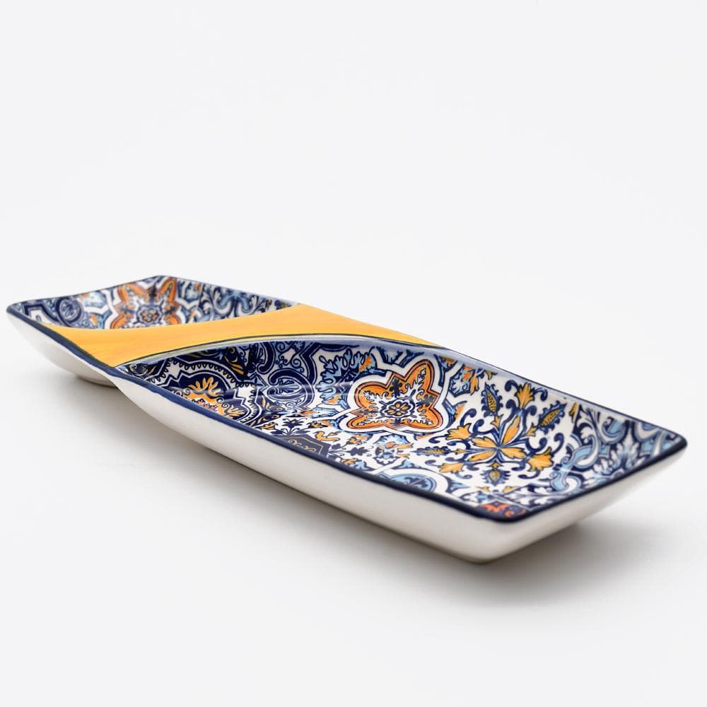 Azulejos | Ceramic Appetizer Serving Dish