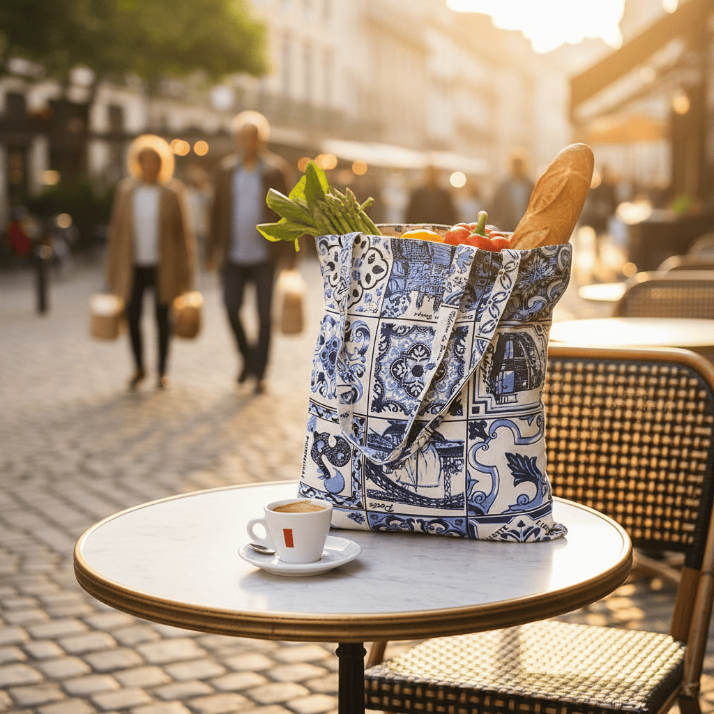 Azulejos I Canvas bag