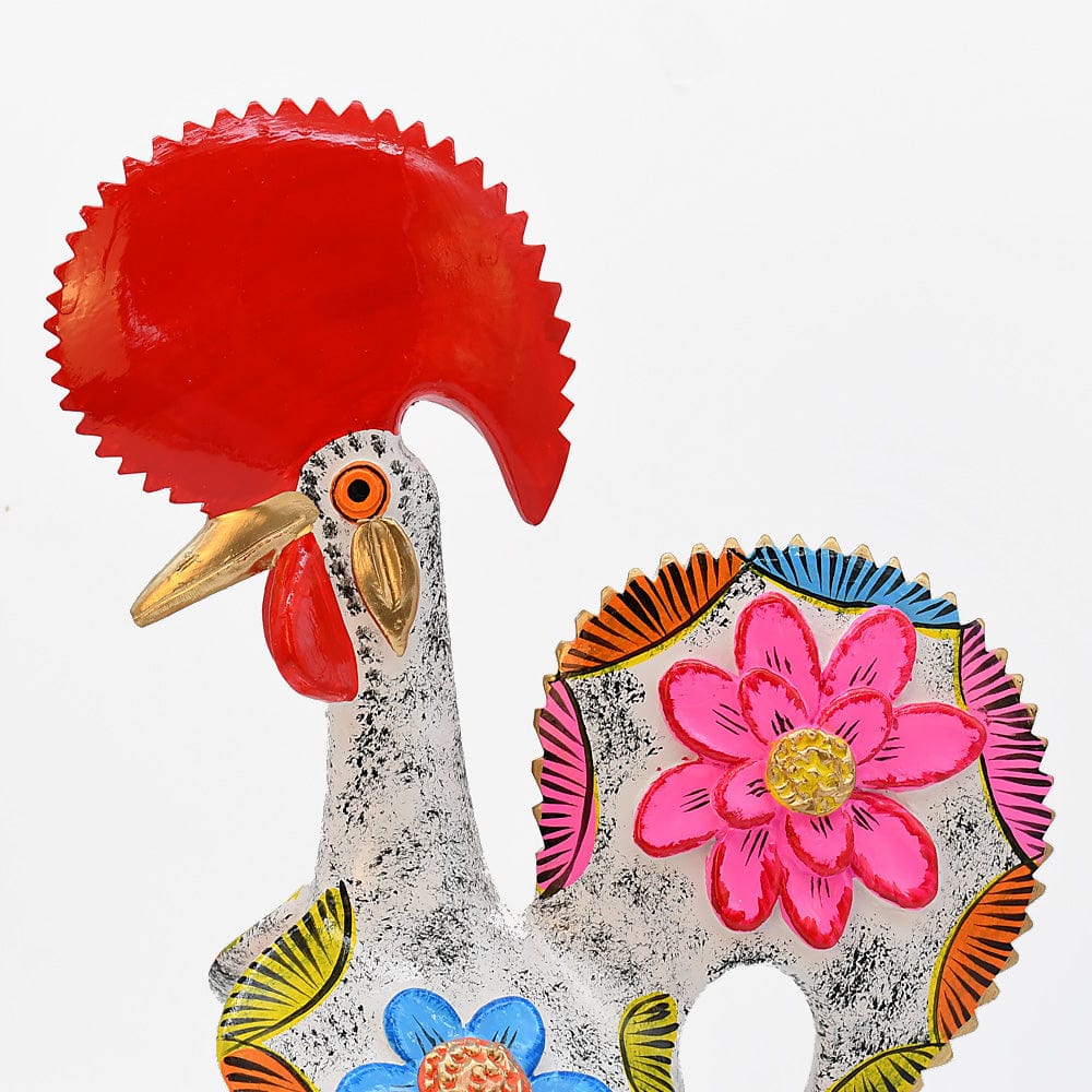Barcelos Rooster by Prazeres Côta 16''- White