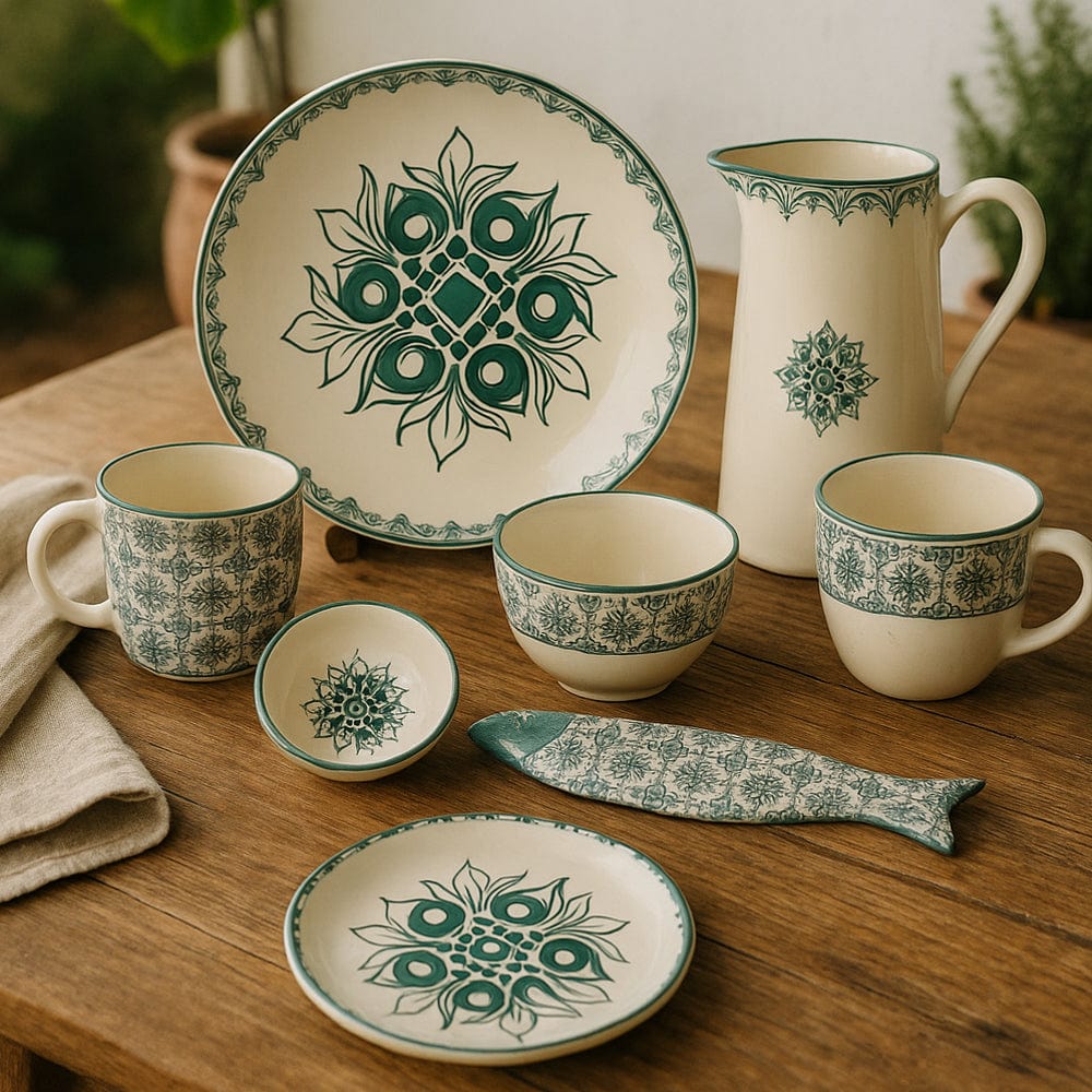 Brasão I Ceramic Bowl 5.1'' - Green