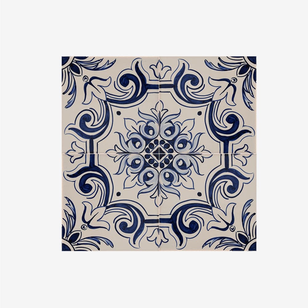 Brasão I Ceramic Plate 10.6'' - Blue