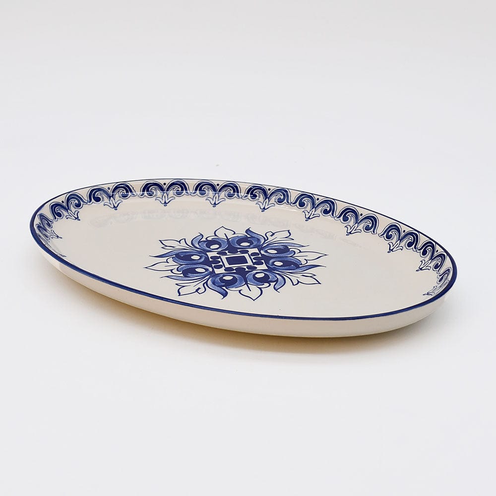Brasão I Ceramic Serving Dish 10.2'' - Blue
