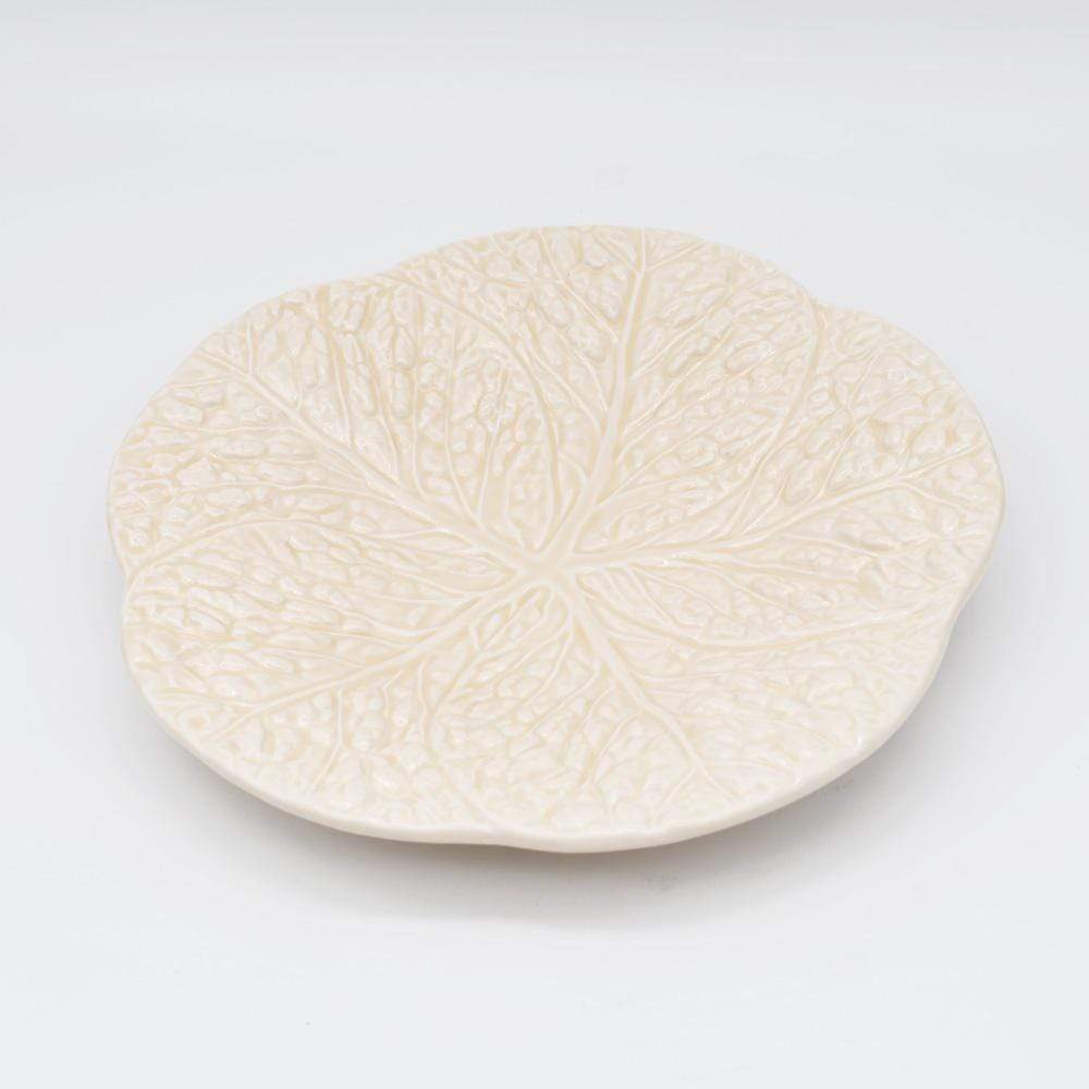Cabbage-shaped Ceramic Plate - 8.7''