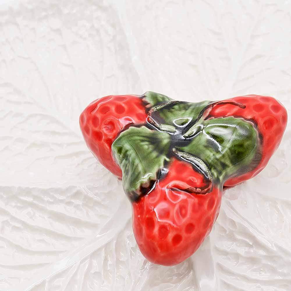 Cabbage-shaped Ceramic Serving Dish - White