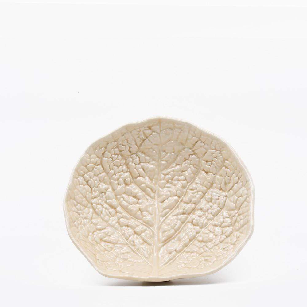 Cabbage-shaped Ceramic Soup Plate - 7.9''