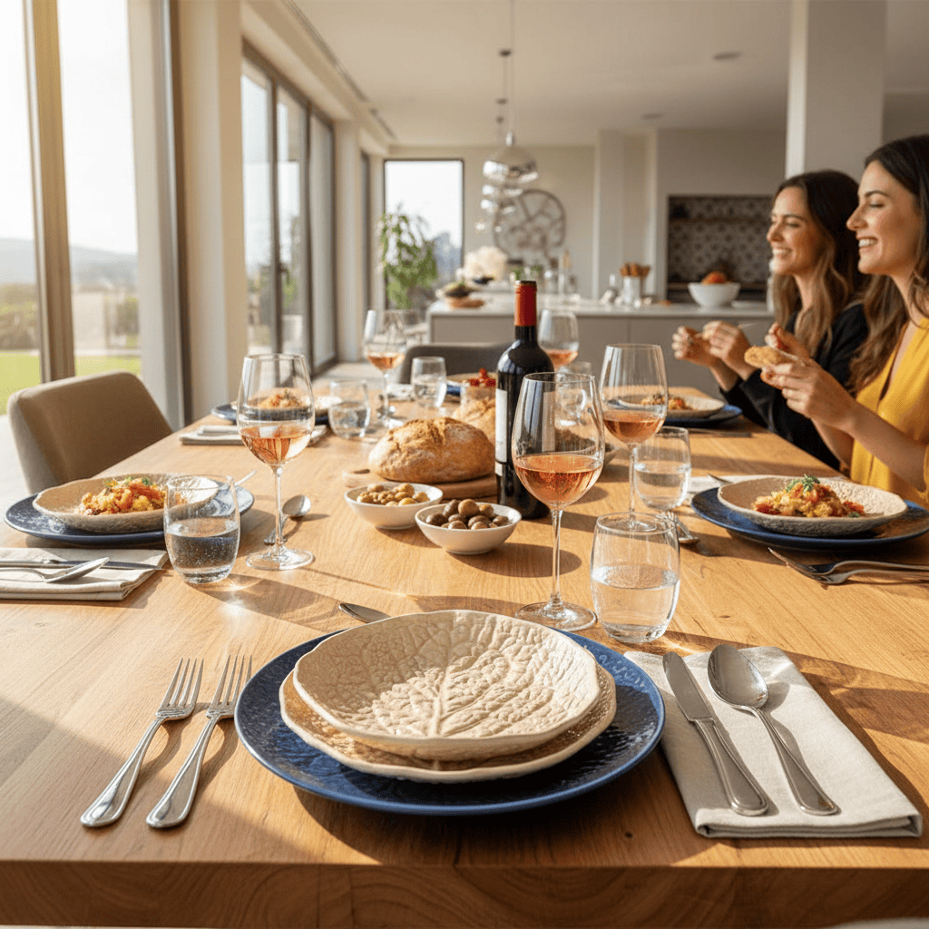 Cabbage-shaped Ceramic Soup Plate - 7.9''