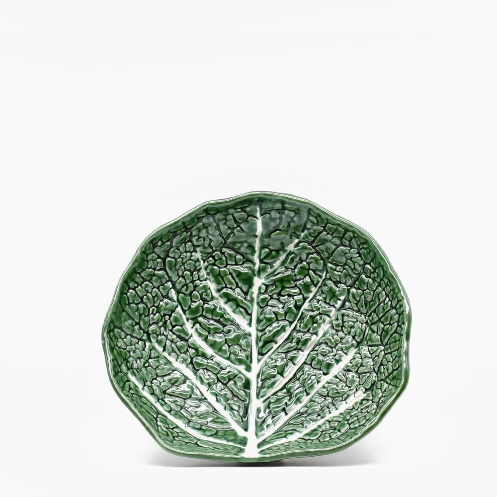 Cabbage-shaped Ceramic Soup Plate - 7.9''