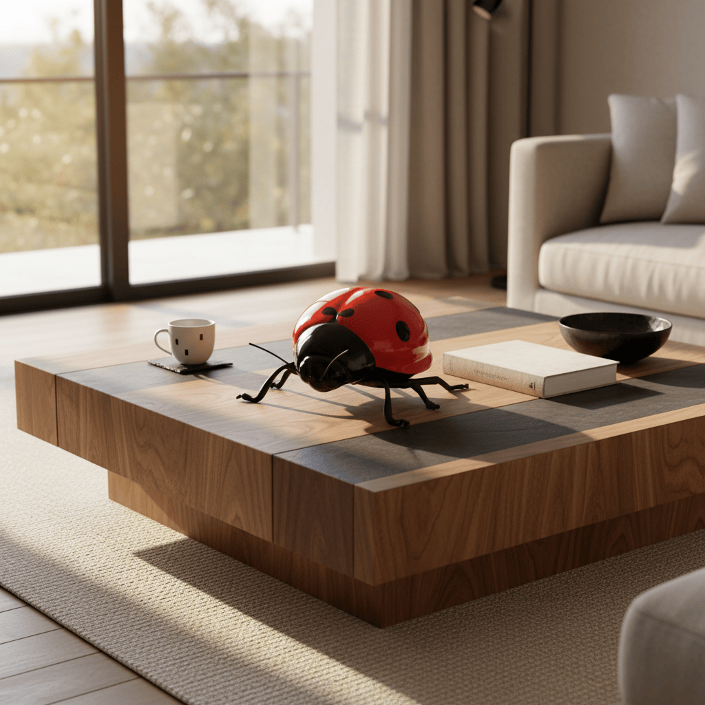 Ceramic Ladybug "Joaninha, voa, voa"