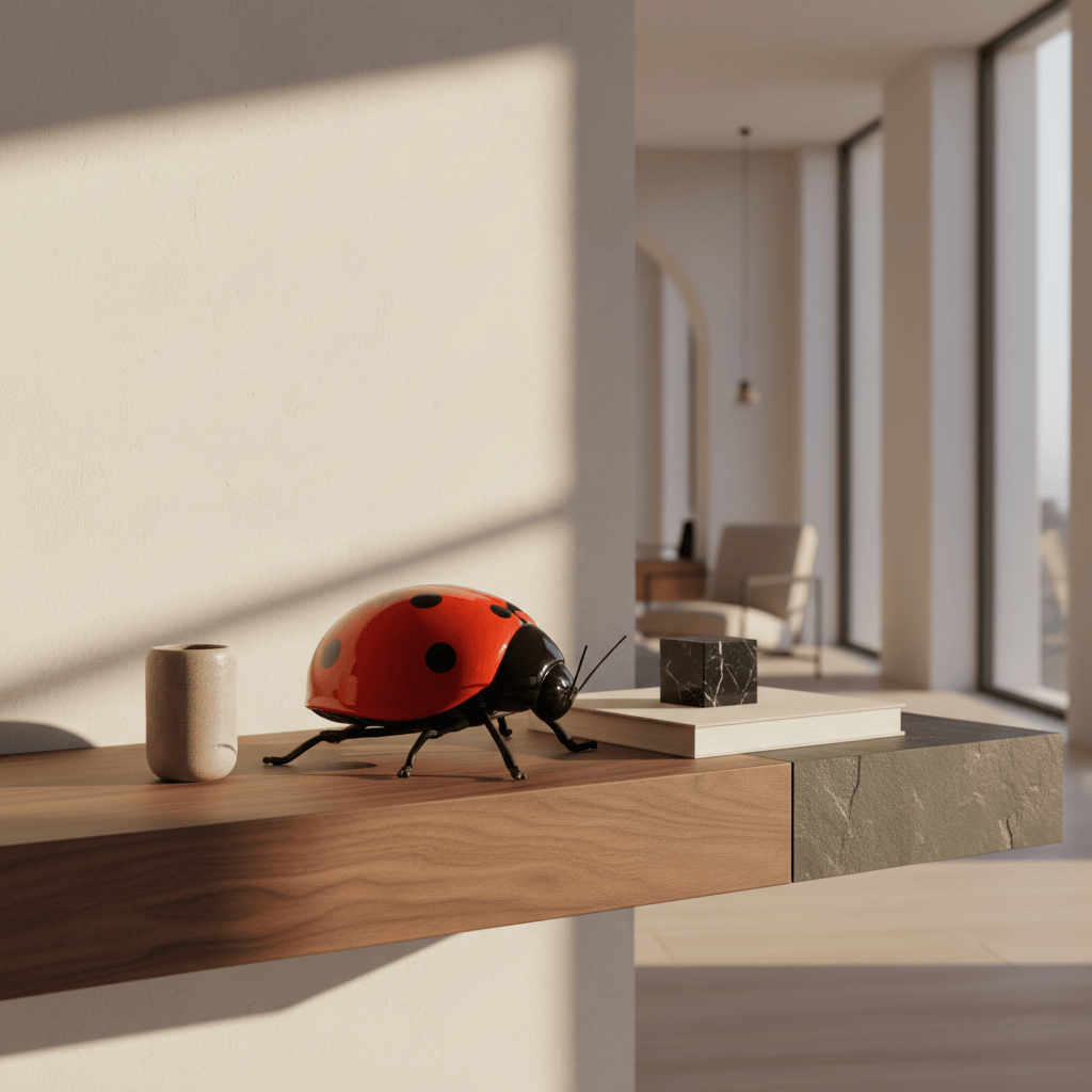 Ceramic Ladybug "Joaninha, voa, voa"