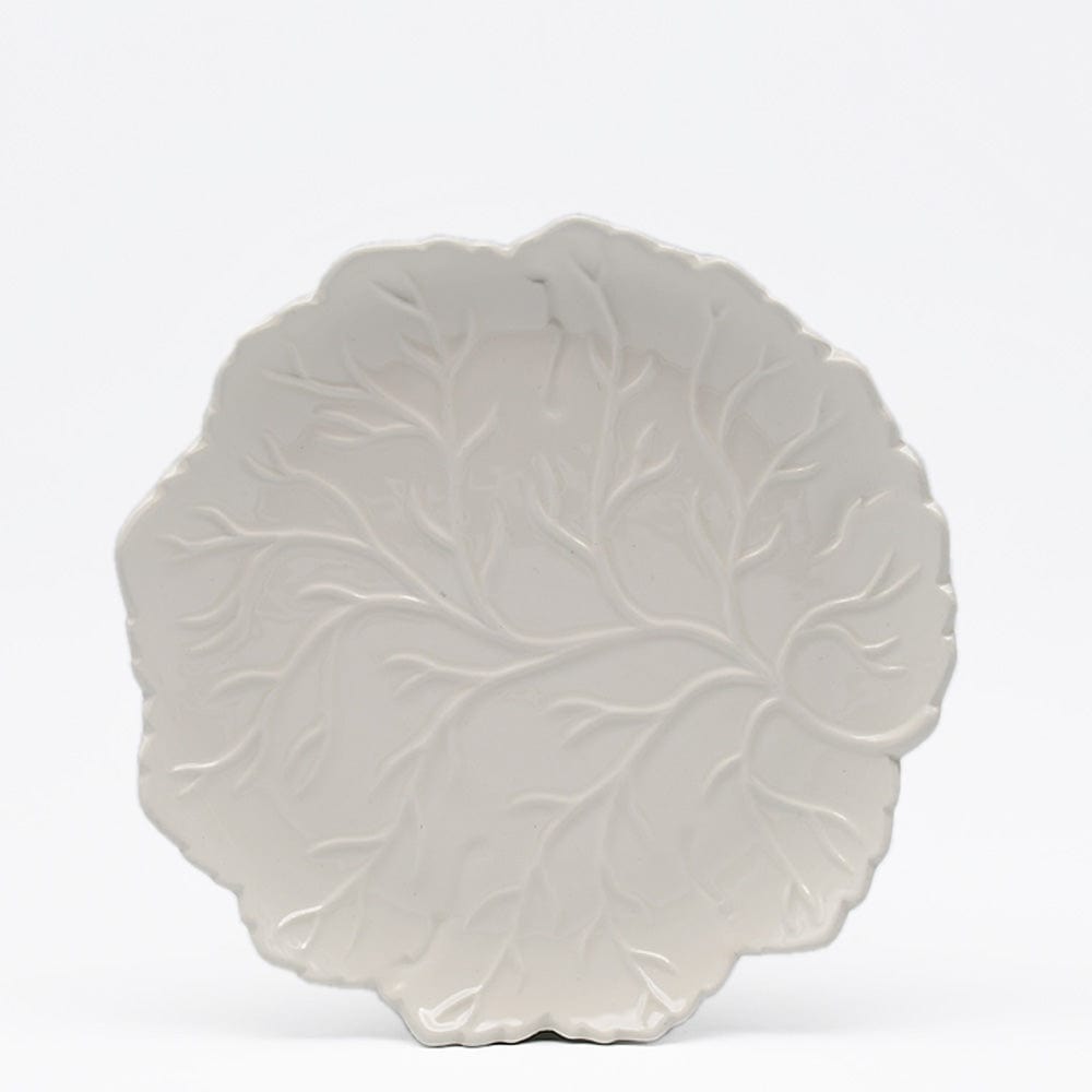 Ceramic Leaf Plate - 10.6"