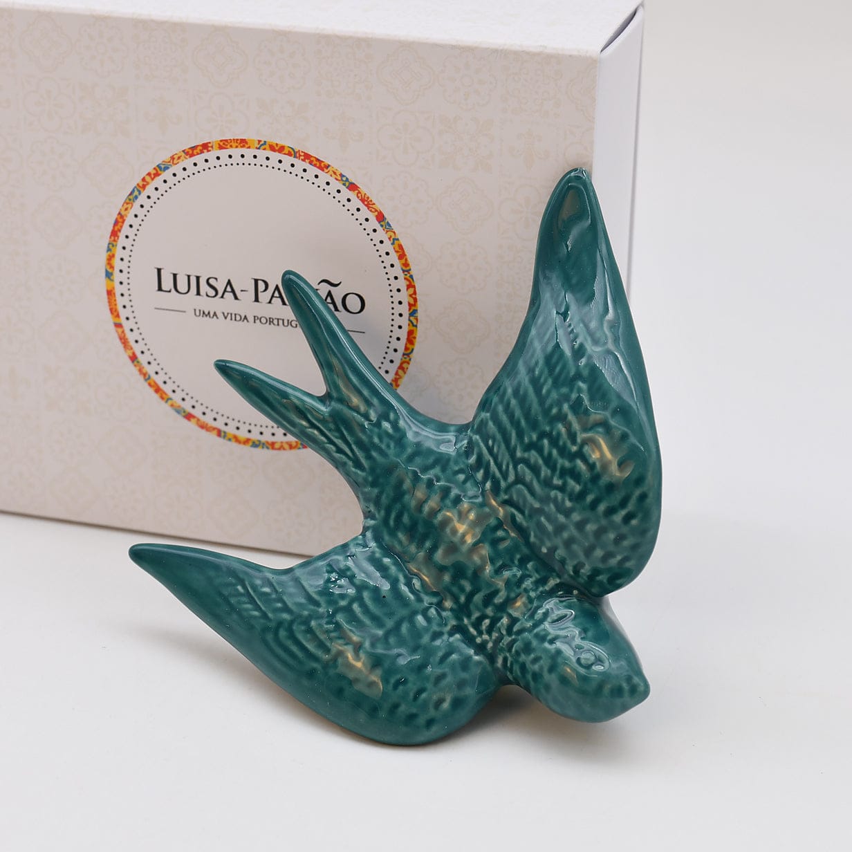 Ceramic Swallow Gift Set - Green