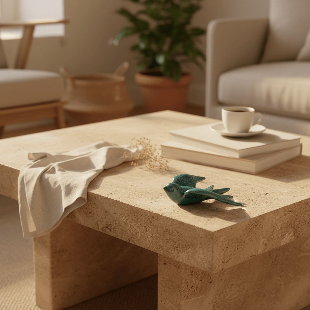 Ceramic Swallow - Green