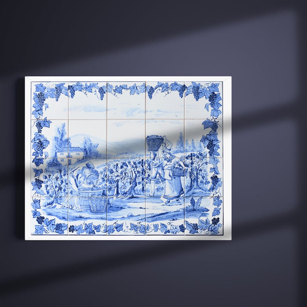 Ceramic tile Mural of 20 Azulejos - 30x24''