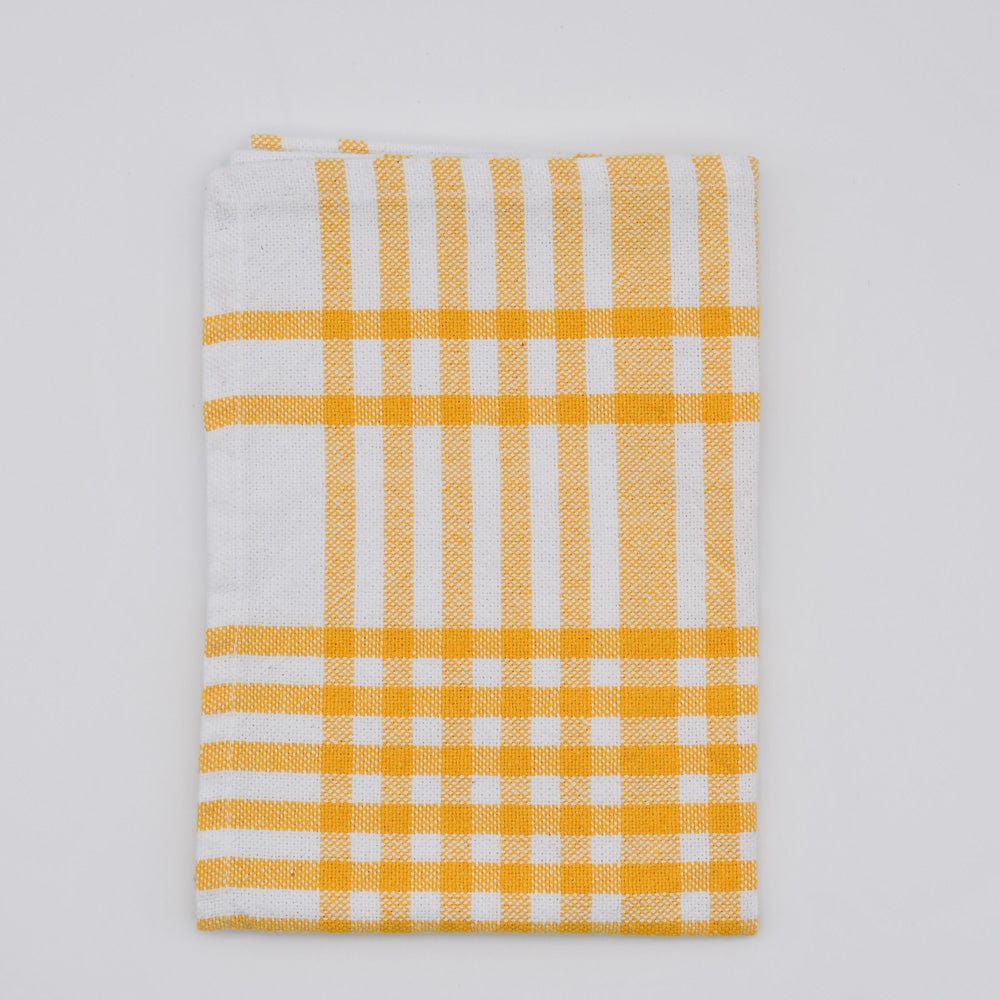 Checkered Napkins Yellow