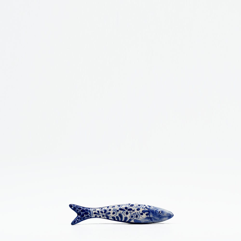 Coimbra Ceramics – Hand-Painted Decorative Sardines 3.9x0.8"