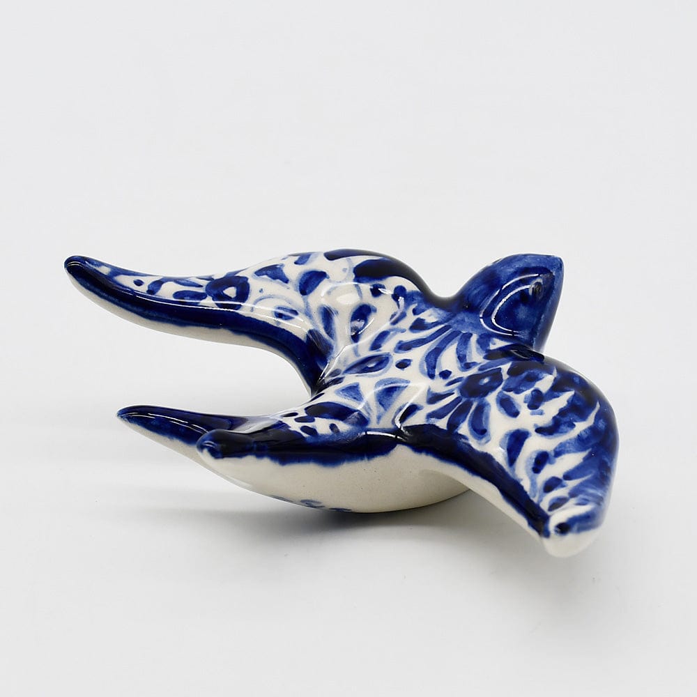 Coimbra Ceramics – Hand-Painted Decorative Swallow