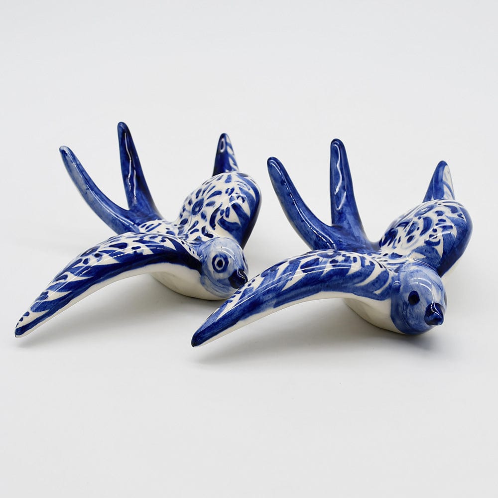 Coimbra Ceramics – Hand-Painted Decorative Swallow