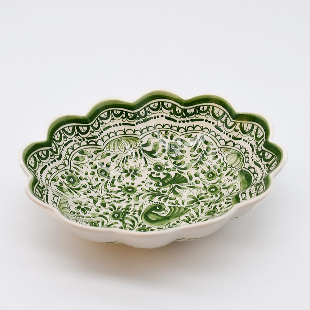Coimbra Ceramics – Hand-Painted Salad Bowl - 9.4"