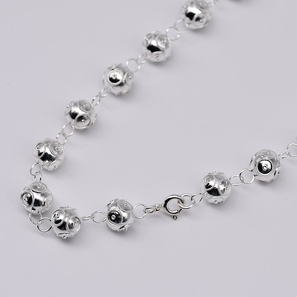 Conta de Viana I Silver Pearl Necklace 1.2 oz