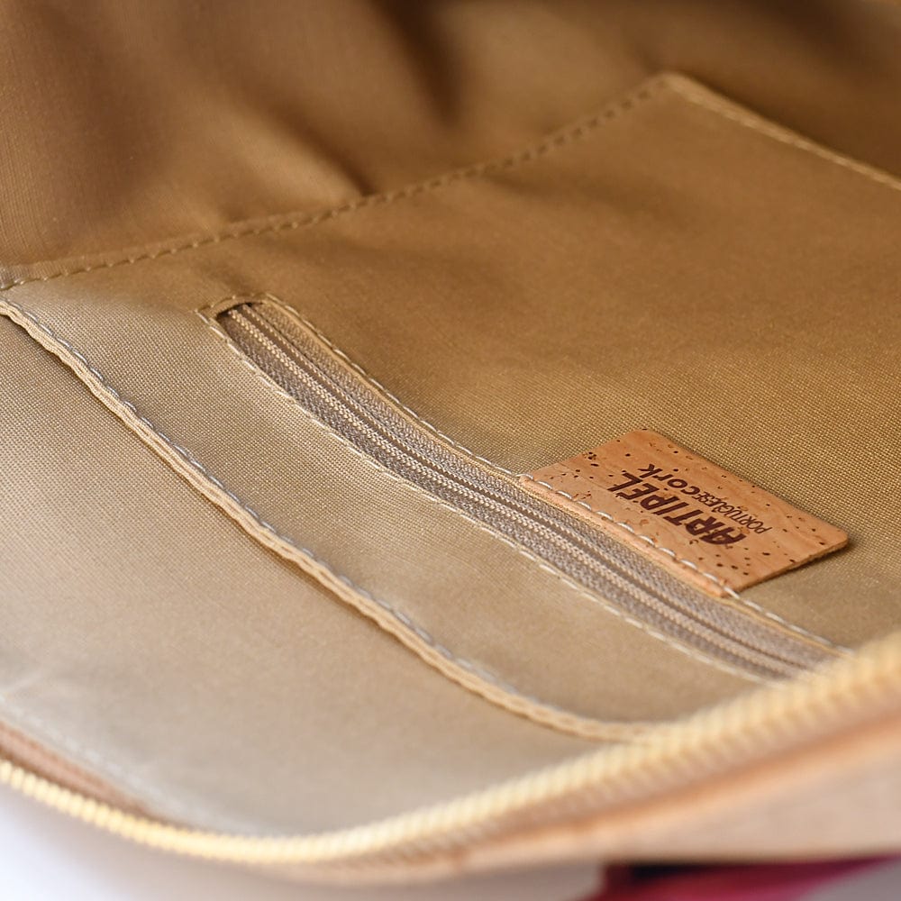 Convertible Cork Handbag - Red