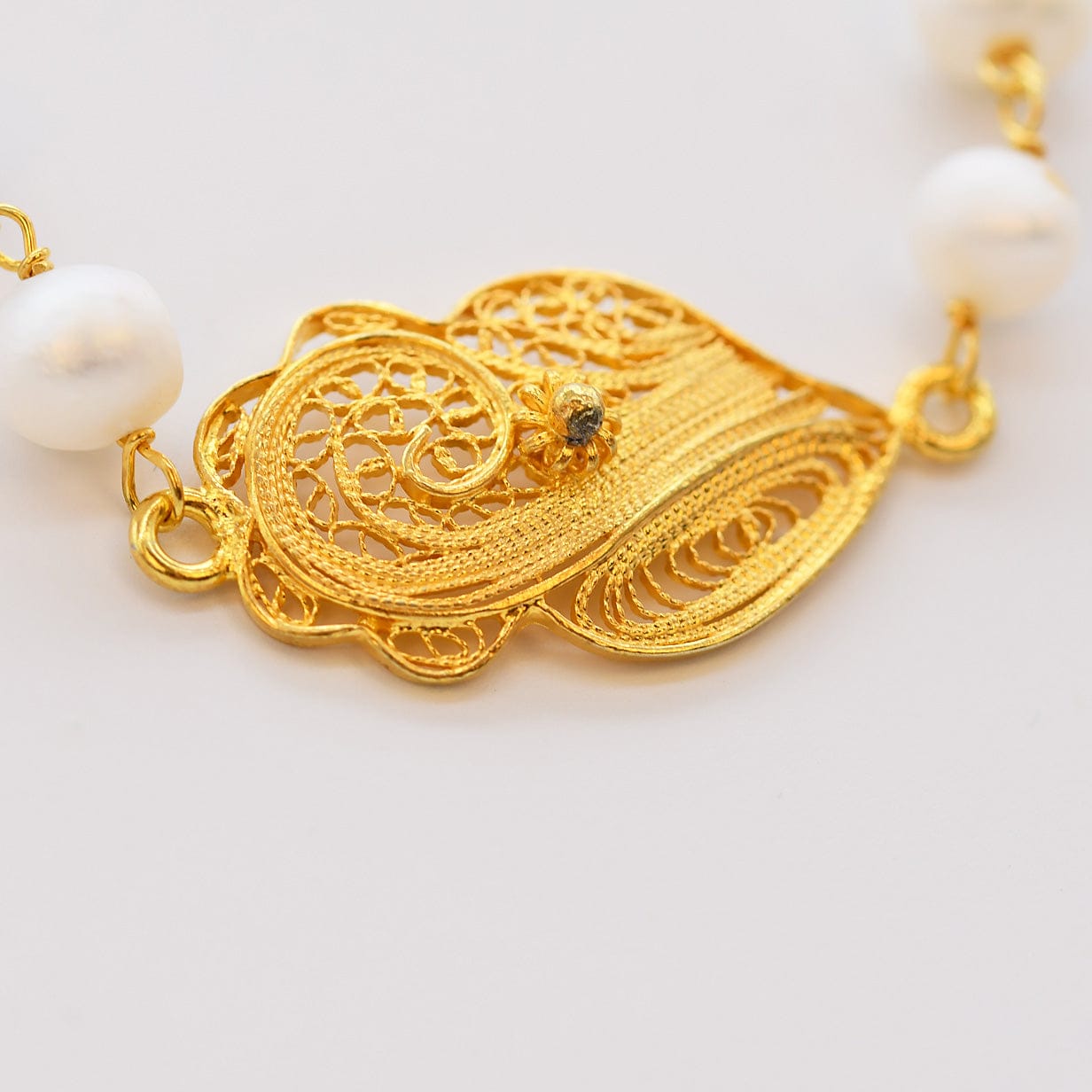 Coração de Viana I Collier de perles et Coração de Viana