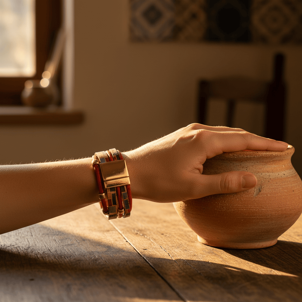 Cork Cuff Bracelet