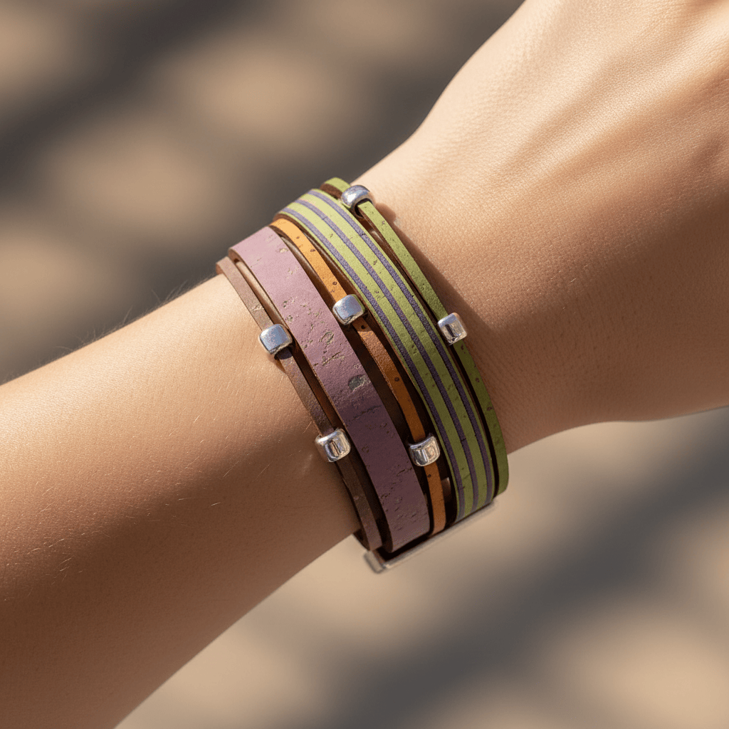 Cork Cuff Bracelet
