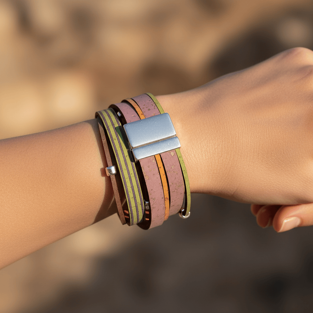 Cork Cuff Bracelet