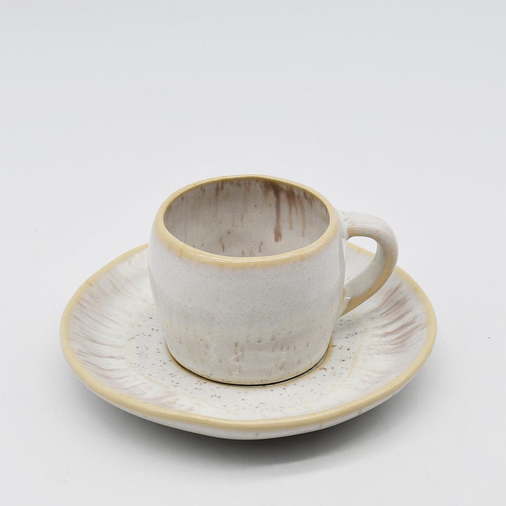 Eivissa | Cup and Saucer - White
