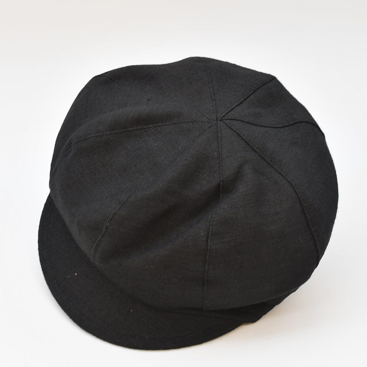 Gavroche linen Cap - Black
