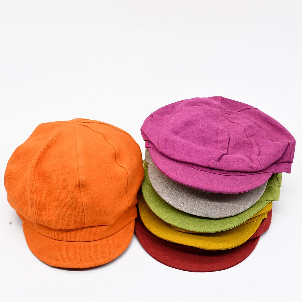 Gavroche linen Cap - Black