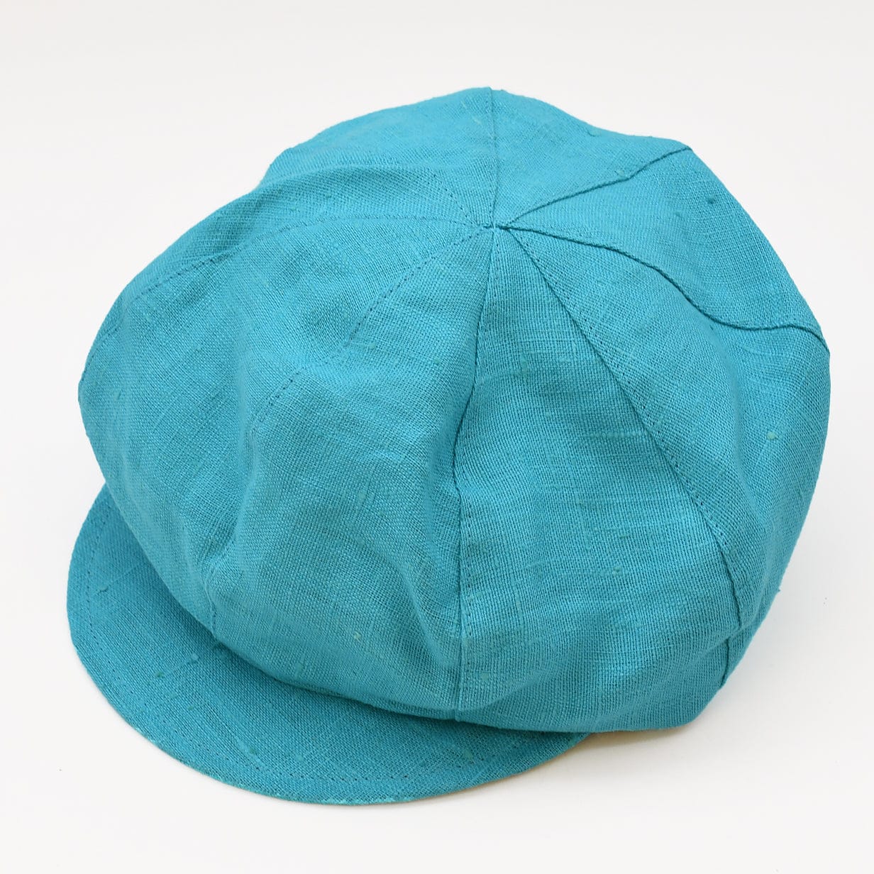 Gavroche linen Cap - Turquoise