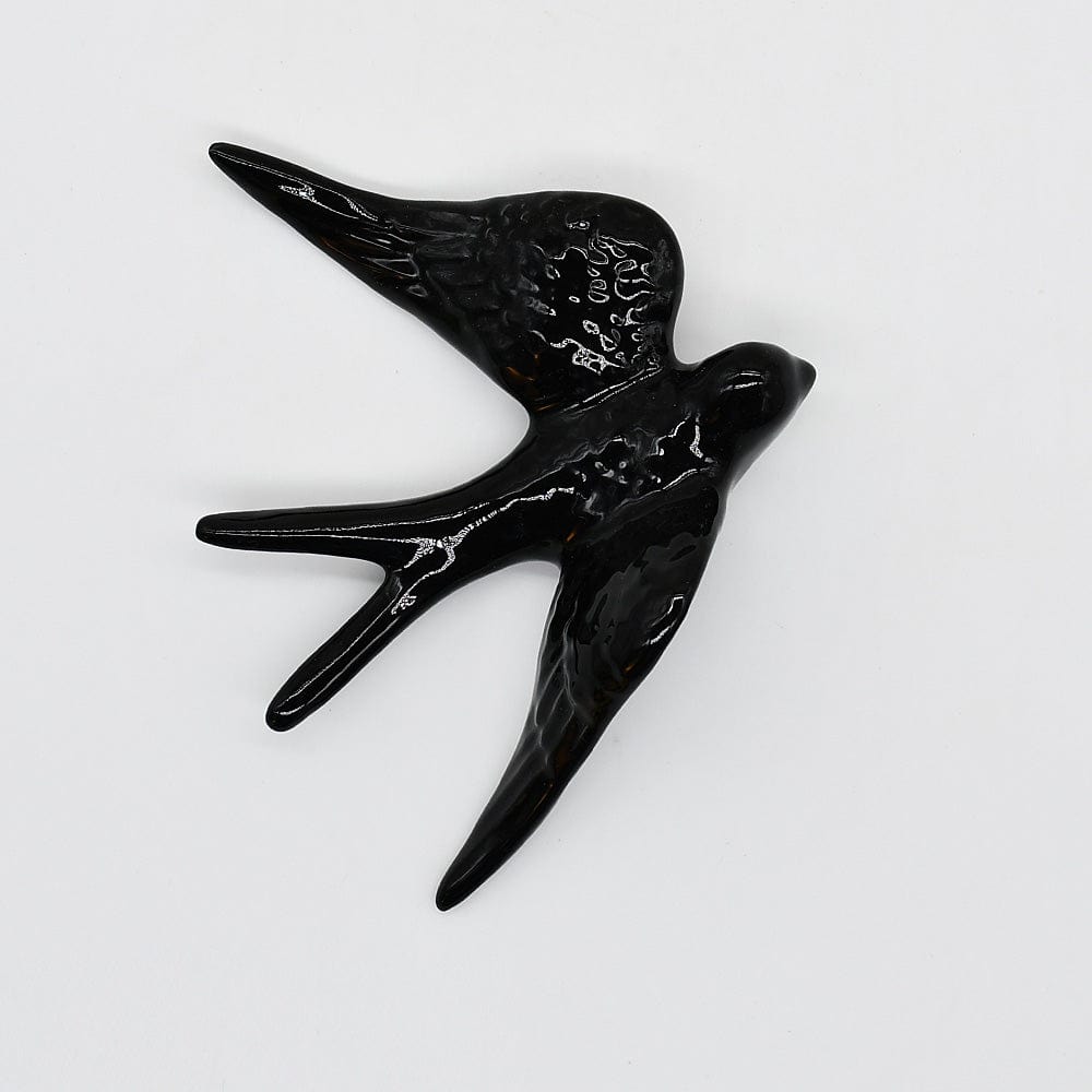 Grande hirondelle portugaise traditionnelle en céramique en 20 couleurs Grandes hirondelle en céramique 15cm - 20 couleurs Noir