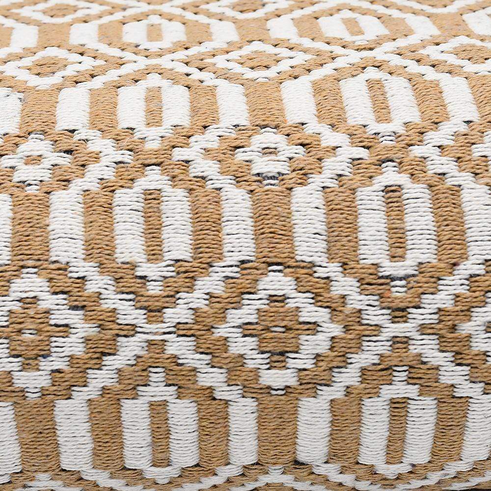 Hexa I Coton Blanket - Light Beige