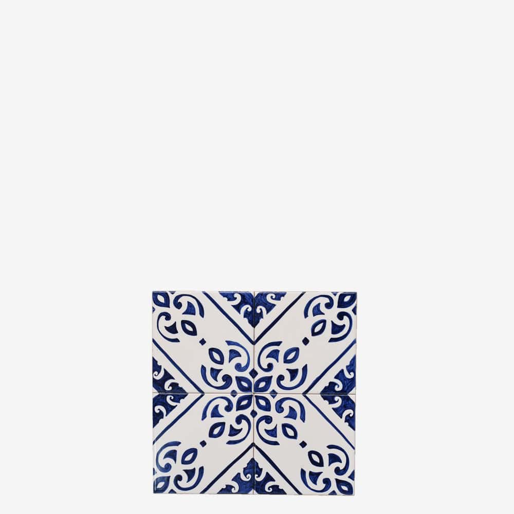 Joined Tile Panel of 4 azulejos 12X12''