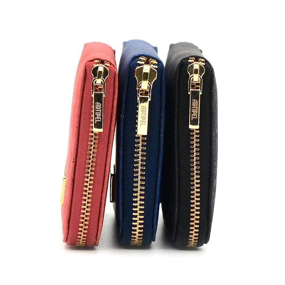 Large Cork Wallet - Black