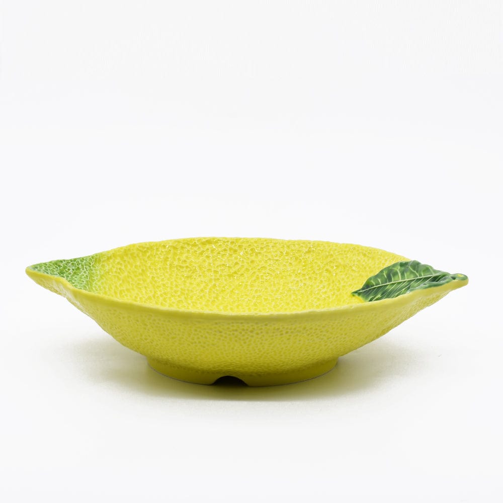 Lemon-shaped Ceramic Serving Dish