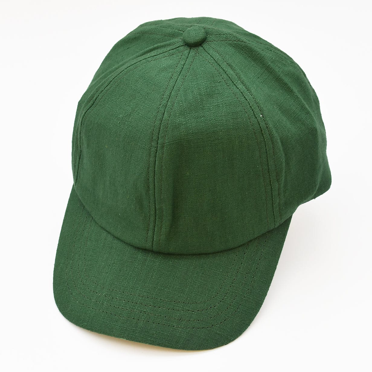 Linen Cap - Green
