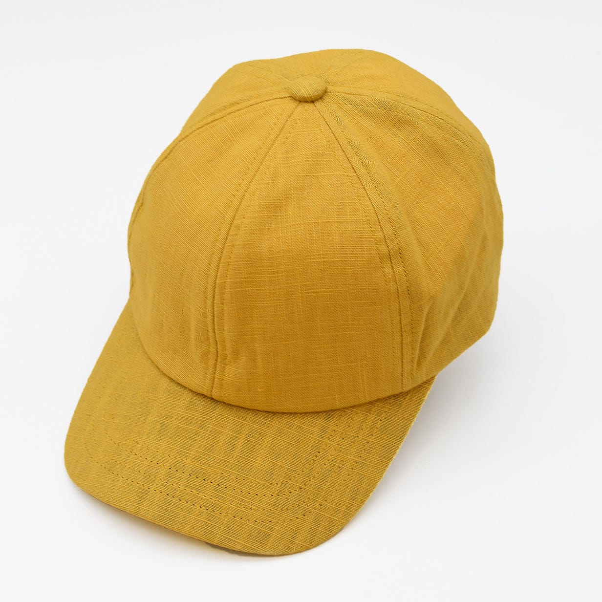 Linen Cap - Yellow