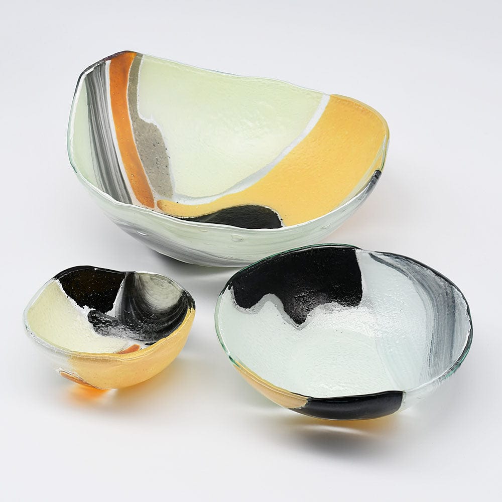 Marinha Grande I Glass Salad Bowl - 11"