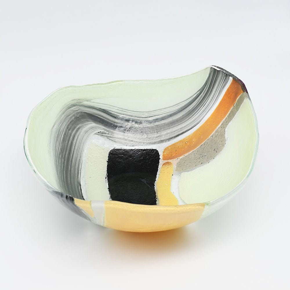 Marinha Grande I Glass Salad Bowl - 11"