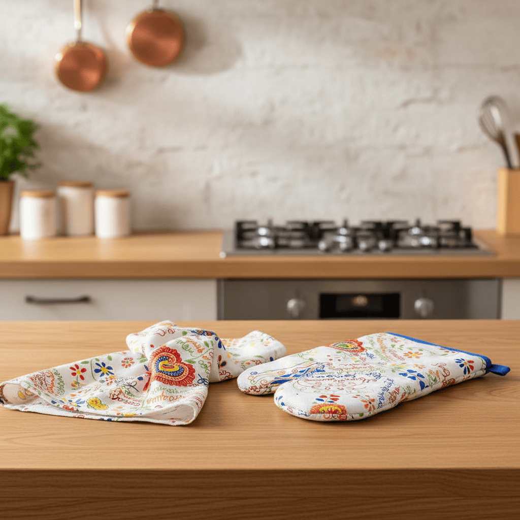 Namorados I Coton Oven Mitt