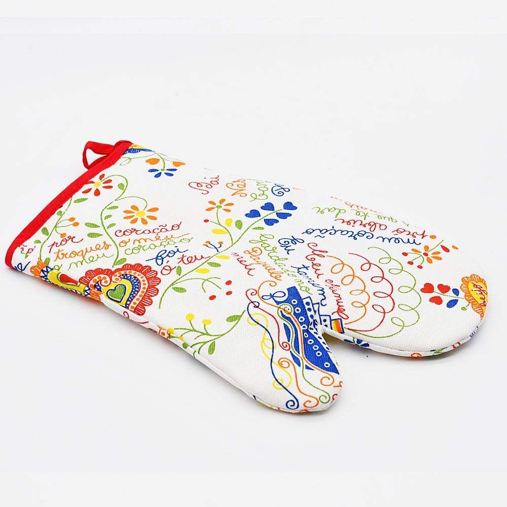 Namorados I Coton Oven Mitt Red