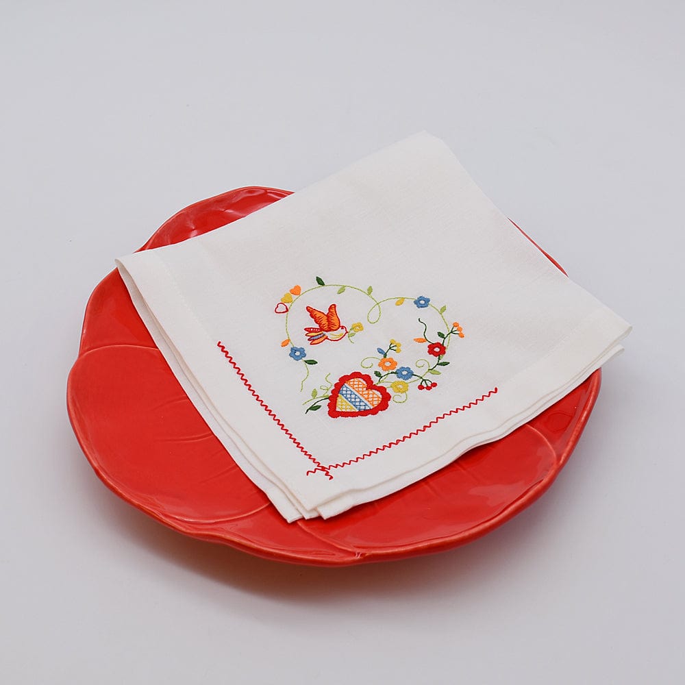 Namorados I Linen Table Napkins - Set of 2
