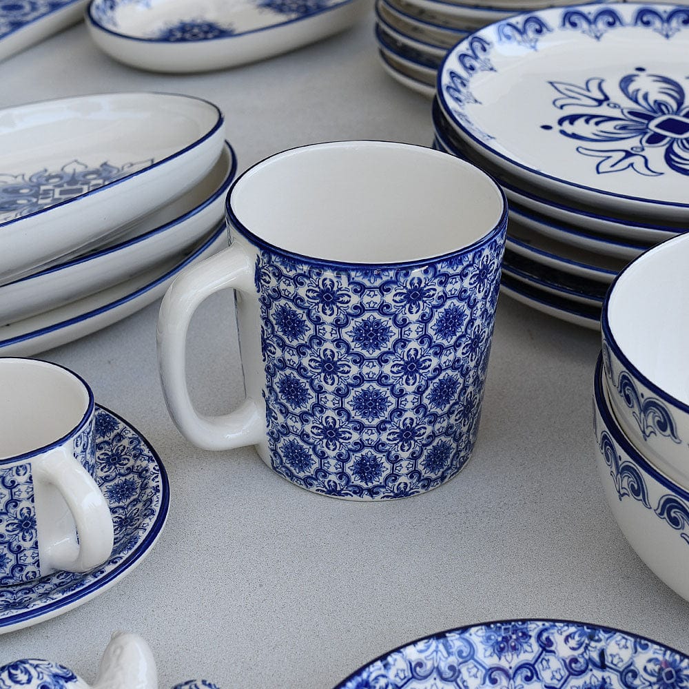 Padrão I Ceramic Mug - Blue
