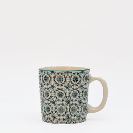 Padrão I Ceramic Mug - Green