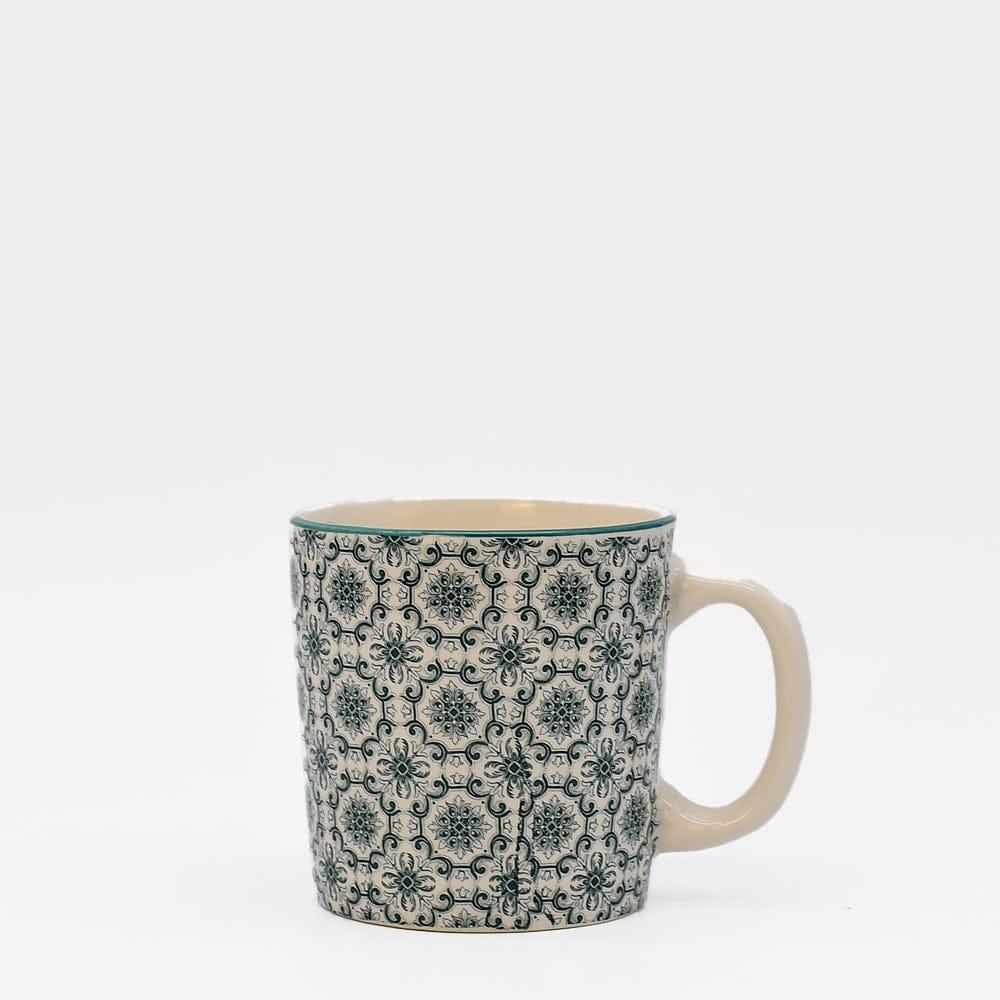 Padrão I Ceramic Mug - Green