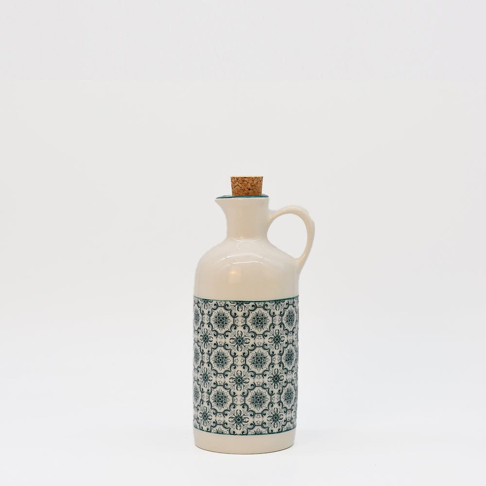 Padrão I Ceramic Oil Carafe - Green